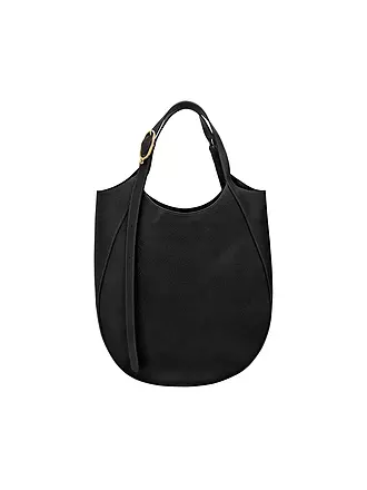 LONGCHAMP | Le Foulonne Umhängetasche XLarge, Noir | creme