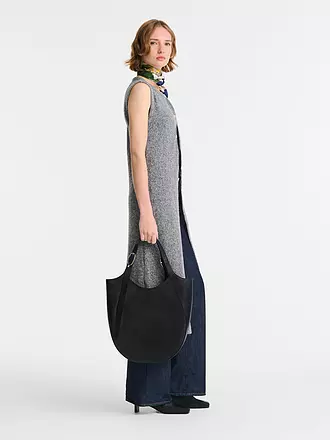 LONGCHAMP | Le Foulonne Umhängetasche XLarge, Noir | creme