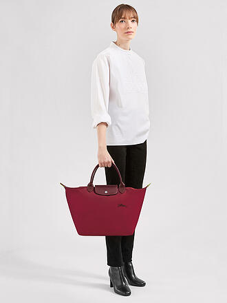 LONGCHAMP | Le Pliage  Green Handtasche Medium, Bordeaux | rot