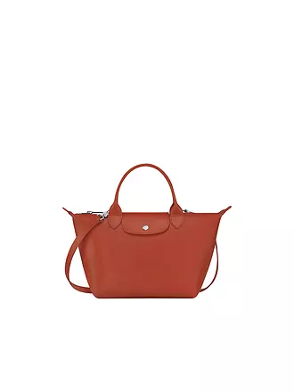 LONGCHAMP | Le Pliage City Handtasche Small, Terracotta | schwarz