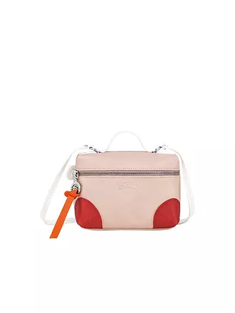 LONGCHAMP | Le Pliage Cuir Umhängetasche X-Small, Pale Pink | rosa
