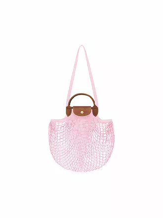 LONGCHAMP | Le Pliage Filet Collection Handtasche, Tabac | rosa