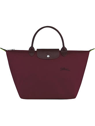 LONGCHAMP | Le Pliage Green Handtasche M, Red | dunkelrot
