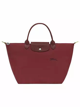 LONGCHAMP | Le Pliage Green Handtasche Medium, Terre | dunkelrot