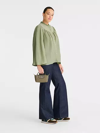 LONGCHAMP | Le Pliage Green Pochette mit Henkel, Artichaut | braun