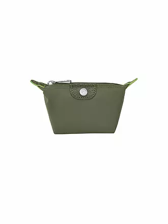 LONGCHAMP | Le Pliage Green Pochette mit Henkel, Graphite | olive