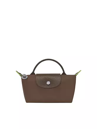 LONGCHAMP | Le Pliage Green Pochette mit Henkel, Graphite | braun