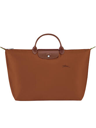 LONGCHAMP | Le Pliage Green Reisetasche Large, Graphite | braun