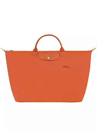 LONGCHAMP | Le Pliage Green Reisetasche Small, Graphite | orange