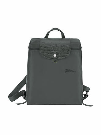 LONGCHAMP | Le Pliage Green Rucksack, Graphite | dunkelrot