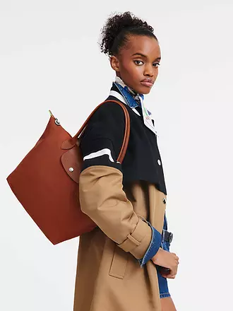 LONGCHAMP | Le Pliage Green Shopper Medium, Graphite | braun