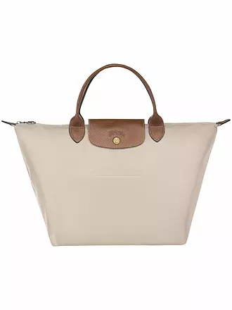 LONGCHAMP | Le Pliage Original Handtasche Medium, Acier | beige