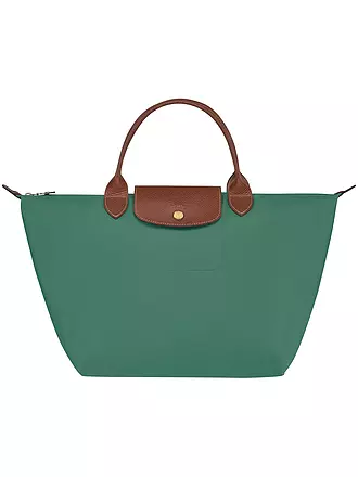 LONGCHAMP | Le Pliage Original Handtasche Medium, Acier | grün