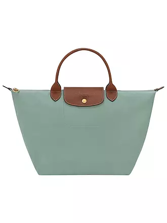 LONGCHAMP | Le Pliage Original Handtasche Medium, Guimauve | grün