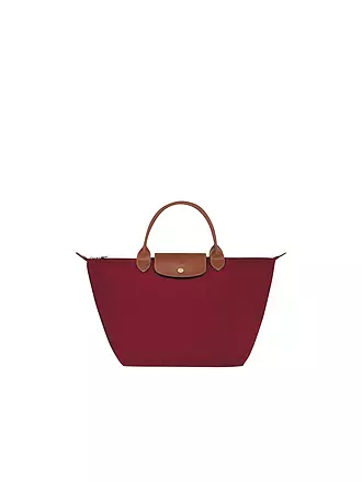 LONGCHAMP | Le Pliage Original Handtasche Medium, Red | dunkelblau