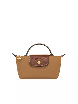 LONGCHAMP | Le Pliage Original Pochette mit Henkel, Eucalyptus | braun