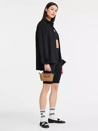 LONGCHAMP | Le Pliage Original Pochette mit Henkel, Eucalyptus | braun