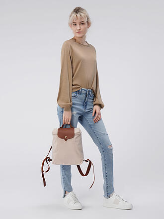 LONGCHAMP | Le Pliage Original Rucksack, Black | beige
