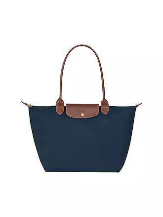 LONGCHAMP | Le Pliage Original Shopper Large, Navy | camel