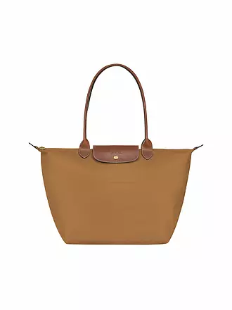 LONGCHAMP | Le Pliage Original Shopper Large, Navy | camel
