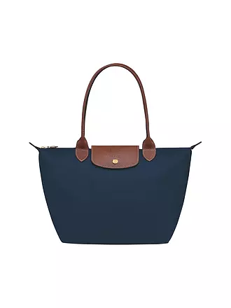 LONGCHAMP | Le Pliage Original Shopper Medium, Navy | camel
