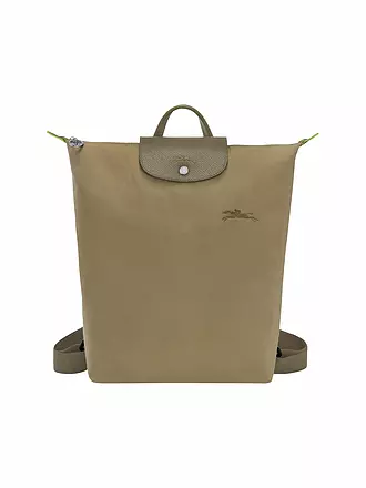 LONGCHAMP | Le Pliage Rucksack Medium, Graphite | grün