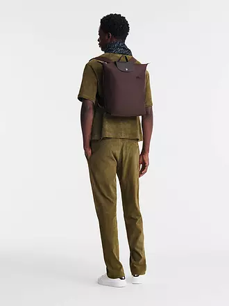 LONGCHAMP | Le Pliage Rucksack Medium, Graphite | braun