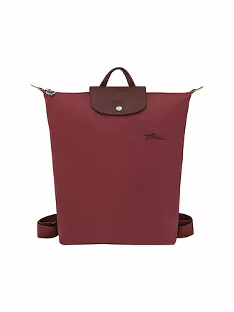 LONGCHAMP | Le Pliage Rucksack Medium, Terre | dunkelrot