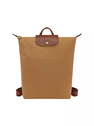 LONGCHAMP | Le Pliage Rucksack, Chamois | dunkelblau
