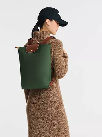 LONGCHAMP | Le Pliage Rucksack, Noir | olive