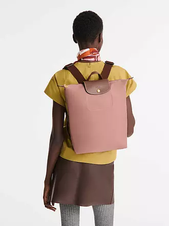 LONGCHAMP | Le Pliage Rucksack, Noir | rosa