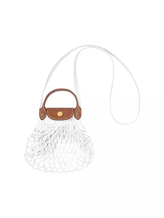 LONGCHAMP | Le Pliage Umhängetasche XS, Black | creme