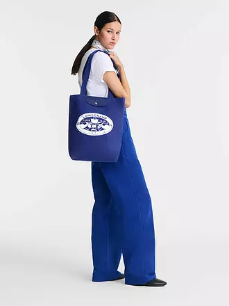 LONGCHAMP | Le Pliage x Constantin Shopper Medium, Cobalt | creme