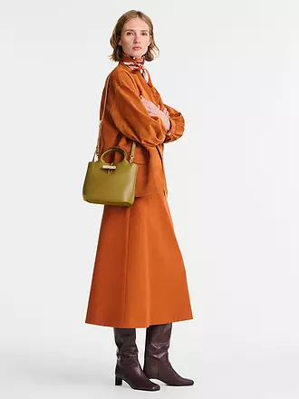 LONGCHAMP | Le Roseau Handtasche Small, Ecorce | olive