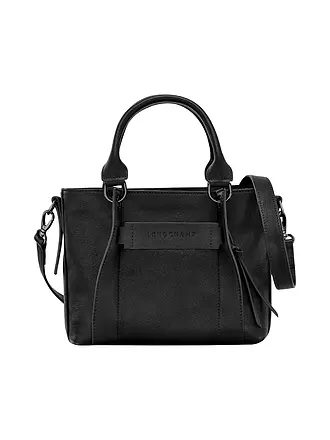 LONGCHAMP | Longchamp 3D Handtasche Small, Noir | camel