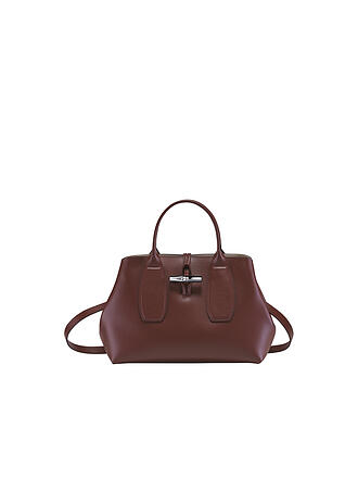 LONGCHAMP | Roseau Box Handtasche Medium, Mahogany | braun