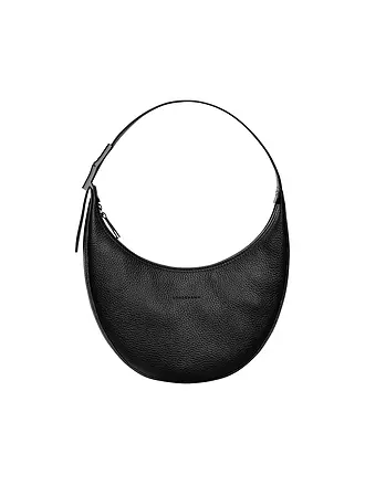LONGCHAMP | Roseau Essential Schultertasche Medium, Noir | grau
