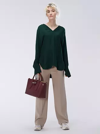 LONGCHAMP | Roseau Handtasche Medium, Prune | dunkelrot