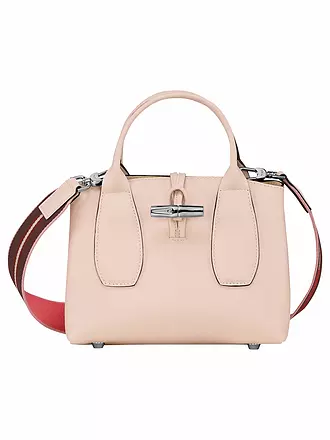 LONGCHAMP | Roseau Handtasche Small, Pale Pink | grün