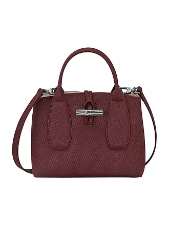 LONGCHAMP | Roseau Handtasche Small, Prune | dunkelrot