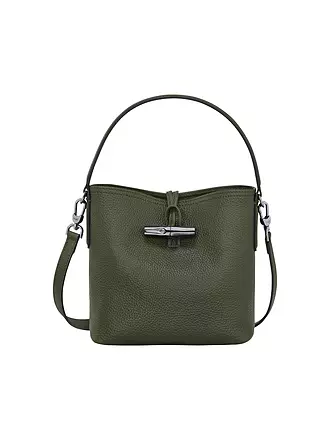 LONGCHAMP | Roseau Schultertasche, Khaki | orange