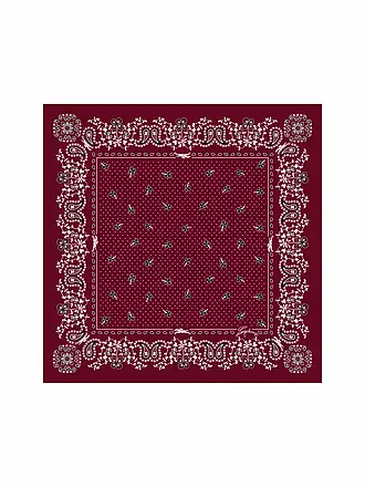 LONGCHAMP | Seidenschal French Bandana | dunkelrot