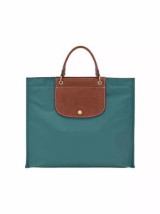 LONGCHAMP | Tote Bag Cabas Longchamp du Marce, Cedre | hellblau