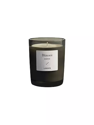 LOOOPS | Duftkerze 250g ROSENROT | dunkelgrün