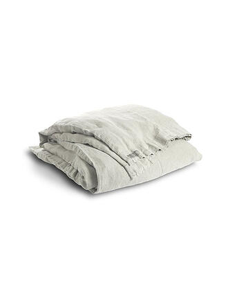 LOVELY LINEN | Leinen-Deckenbezug 135x200cm (Offwhite) | grau