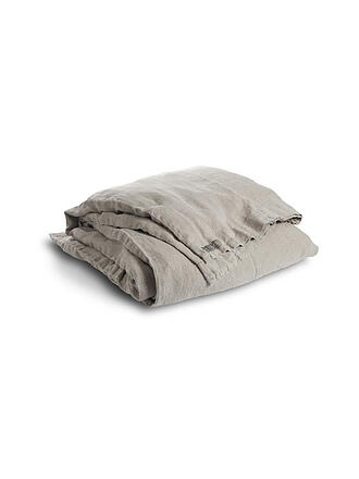 LOVELY LINEN | Leinen-Deckenbezug 135x200cm (Offwhite) | beige