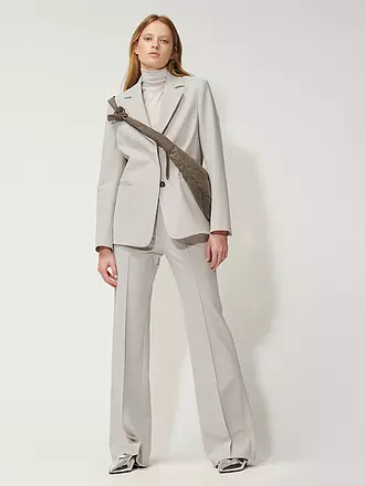 LUISA CERANO | Hose Flared Fit | hellgrau