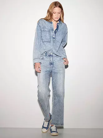 LUISA CERANO | Jeansbluse | blau