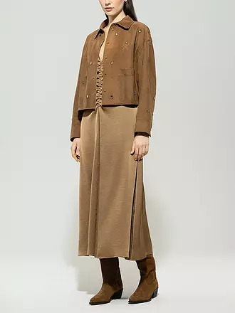 LUISA CERANO | Lederjacke | braun