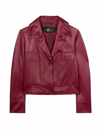 LUISA CERANO | Lederjacke | rot